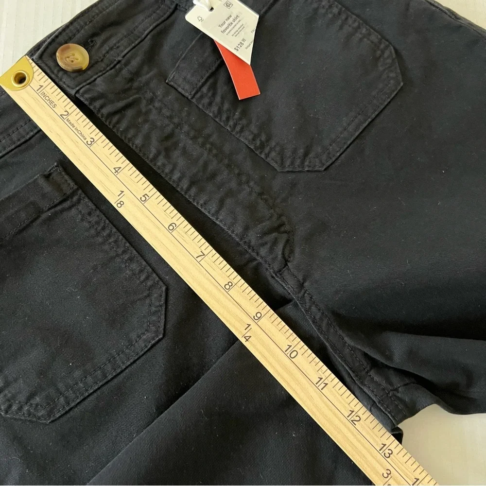 NWT Marine Layer Bridget Wide Leg Crop Pants in Faded Black SZ 10 - Picture 15 of 16